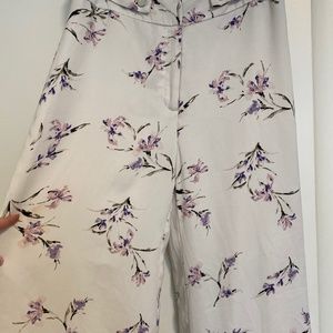 Floral Wide Leg Pants